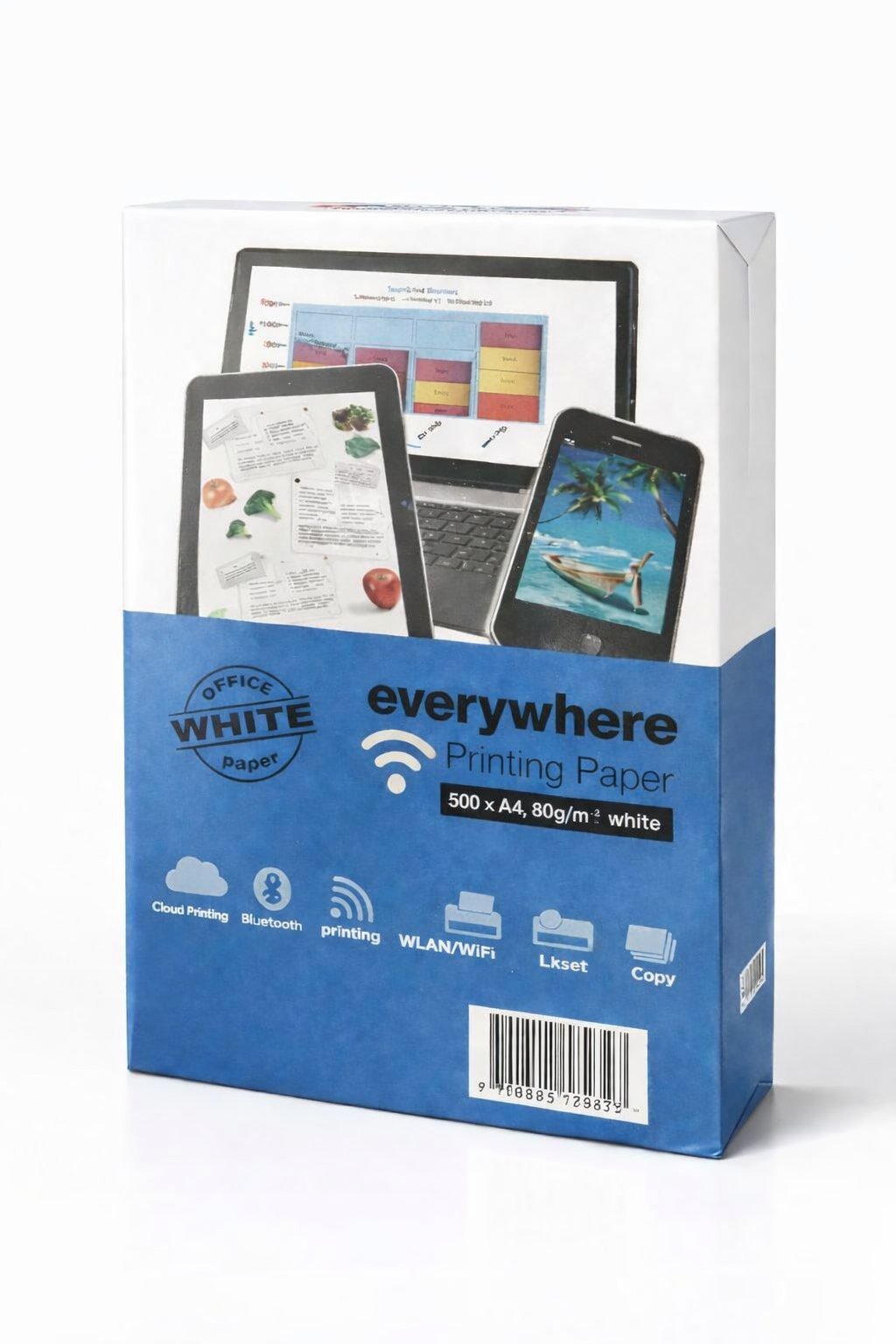 Папір офісний А4 «Everywhere Printing Paper» 80г/м2, 500 л